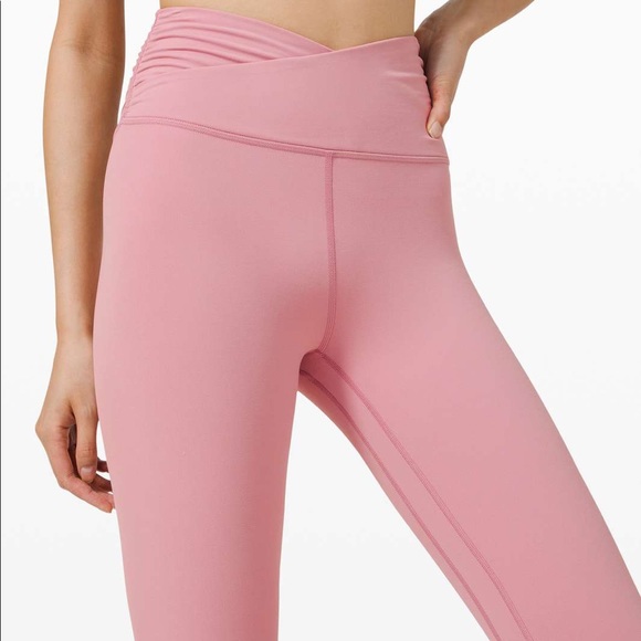 Special Edition Pink Lululemon Align Crop 21” Leggings - Picture 1 of 2